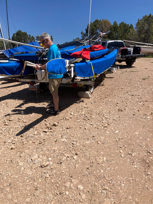 Full zip sail bag Hobie 14 main sail jib sail