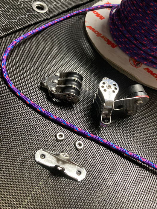 Hobie 16 6:1 downhaul micro blocks with all hardware/ new line