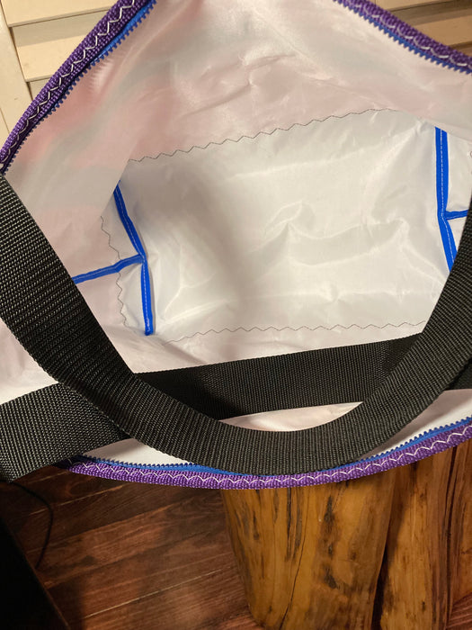 Red Windsurf Sailcloth tote # 130