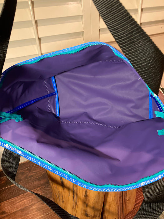 Copy of Cranberry Windsurf Sailcloth tote # 134