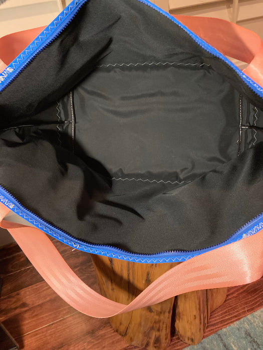 Blue Windsurf Sailcloth tote # 129