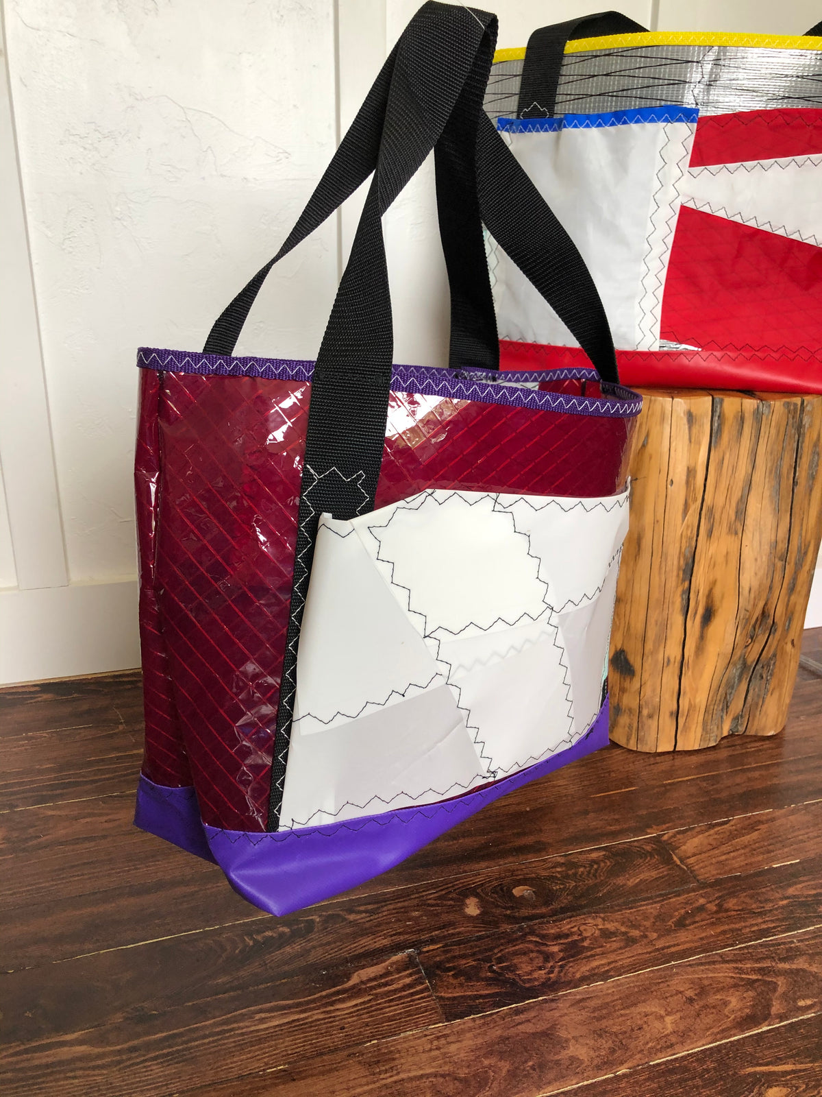 Large Zip-Top Tote, Sail Away SS23