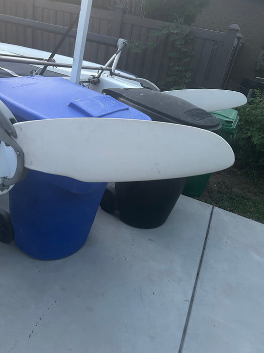 Used rudder assembly hobie getaway / wave old style