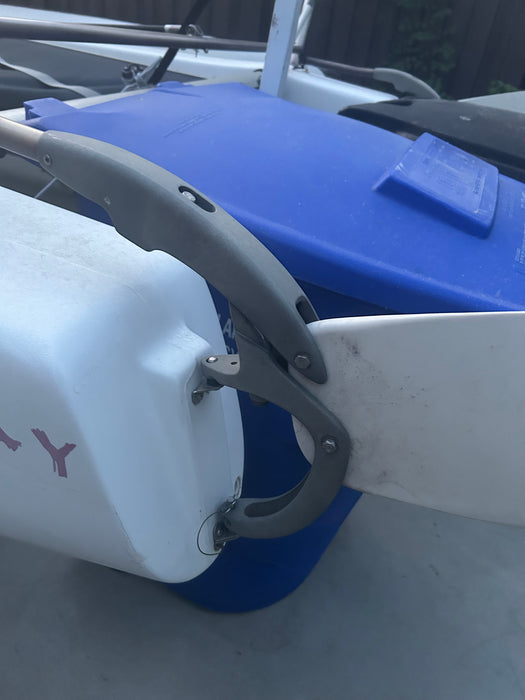 Used rudder assembly hobie getaway / wave old style