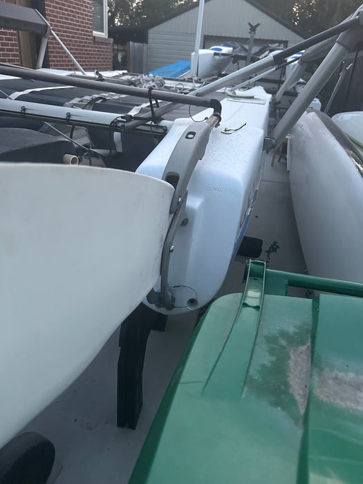 Used rudder assembly hobie getaway / wave old style