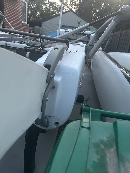 Used rudder assembly hobie getaway / wave old style