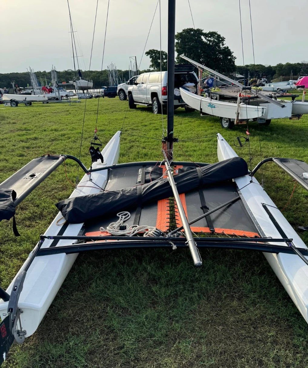 Hobie 17 Ocean Series Black Mesh Trampoline 3 piece — saltcitysailing