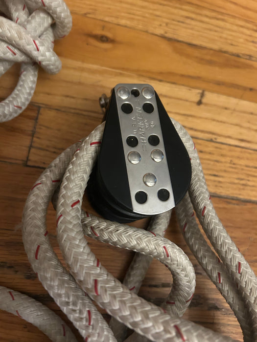 Harken 6:1 blocks used hobie 16 with line