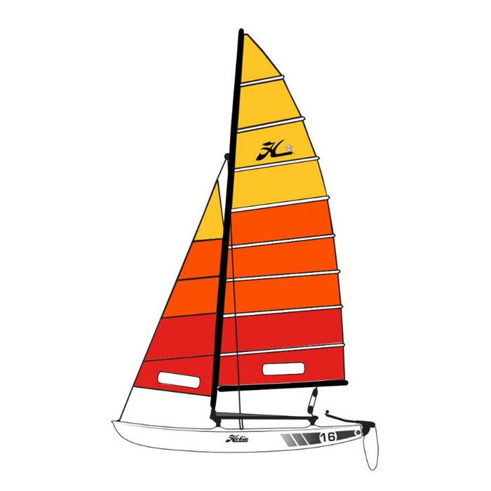 Hobie 16 zephyr main sail and jib new