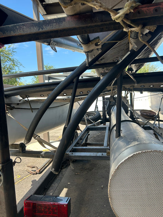 Used pair hobie 18 sx wings with new trampolines in black
