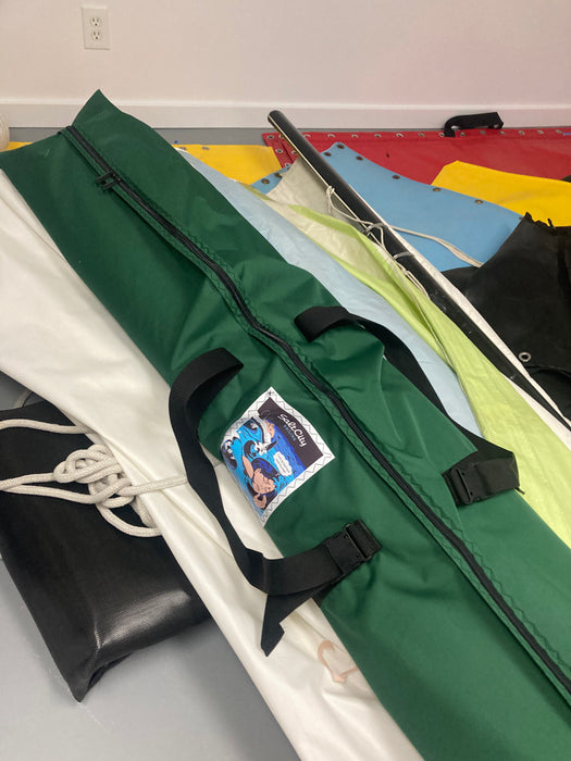 Used Sol cat 18 main and jib sails with new zippered sail bag