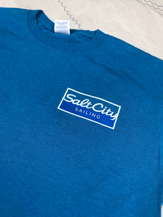 Salt City Sailing  T-shirt  I wish my boyfriend could Fly a Hull Short Sleave T-shirt