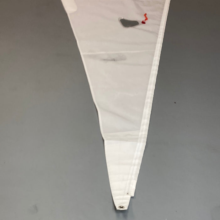 Hobie 18 factory jib sail white nos with grease mark